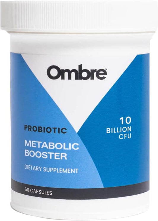 Metabolic Boost Probiotic Supplement for Energy, Weight Management, and Gut Health - 10 Billion CFU, Vegan - 30 Servings