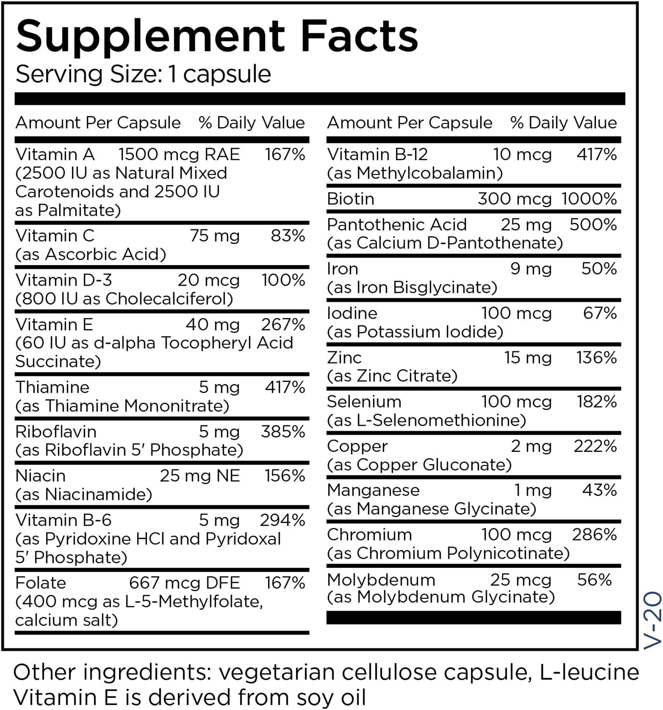 Metabolic Maintenance Children's Multivitamin with Iron - Active B Vitamins, Minerals, and Vitamin D for Kids 6-12 - Immune and Bone Health Support (90 Small Capsules)