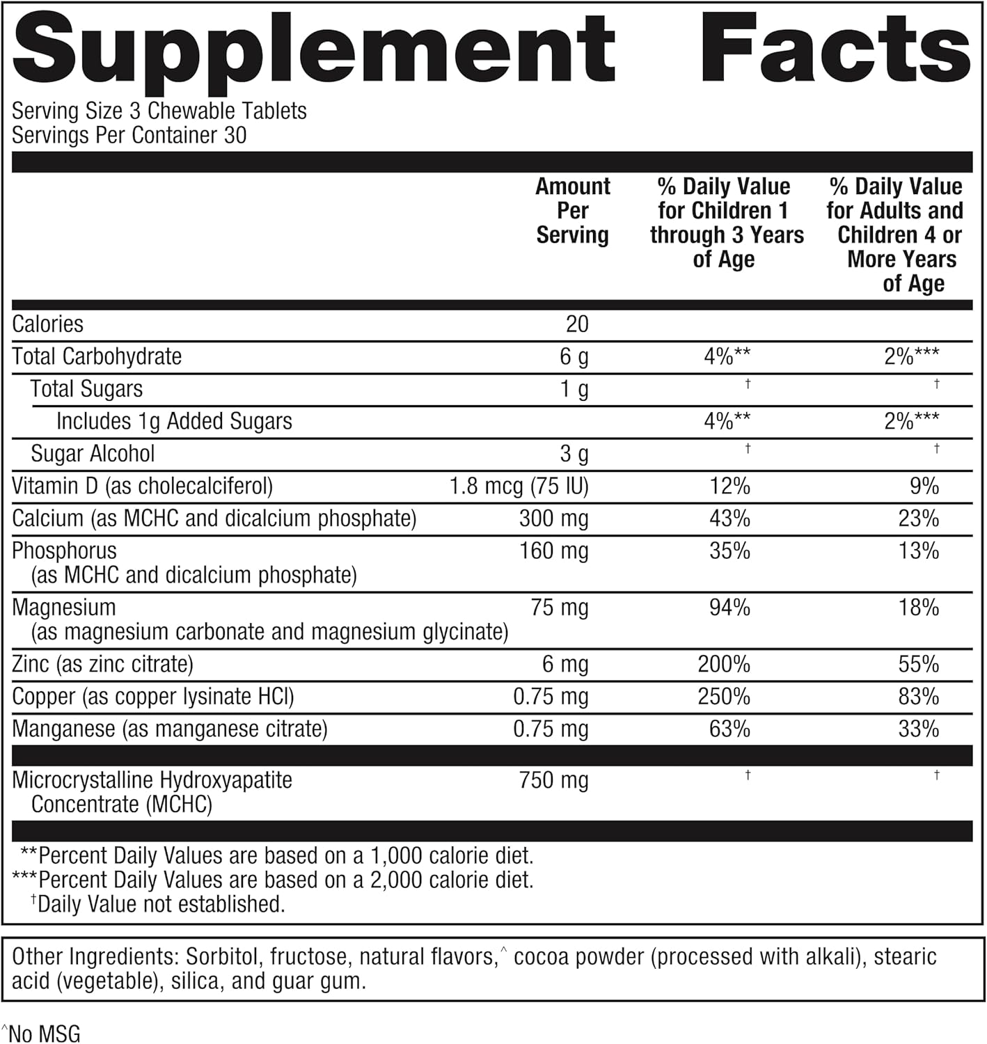 Metagenics Bone Builder Chewable - Bone Strength Supplement with Calcium, Vitamin D & Magnesium - Non-GMO, Gluten-Free - 90 Tablets
