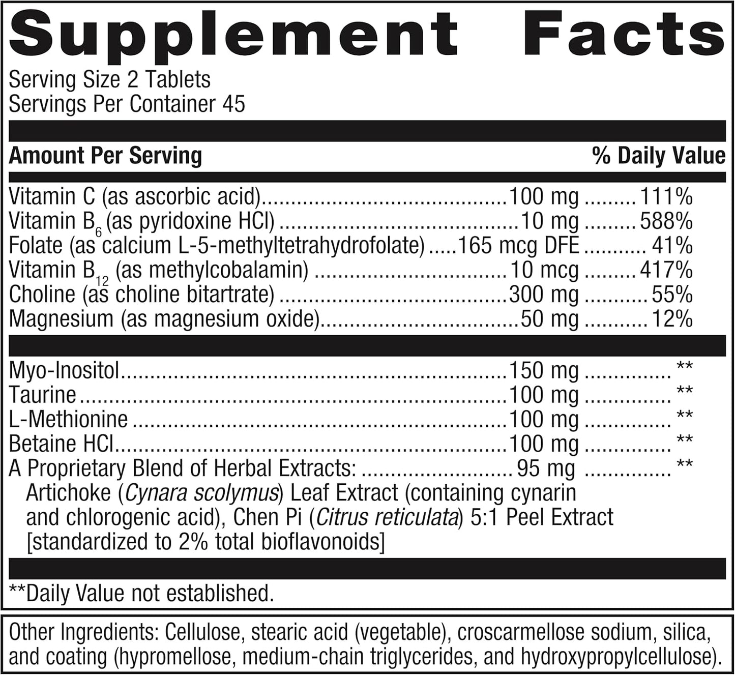 Metagenics Lipo-Gen Liver Support Supplement with Amino Acids and Vitamin B12 - Non-GMO, Gluten-Free, Vegetarian - 90 Tablets