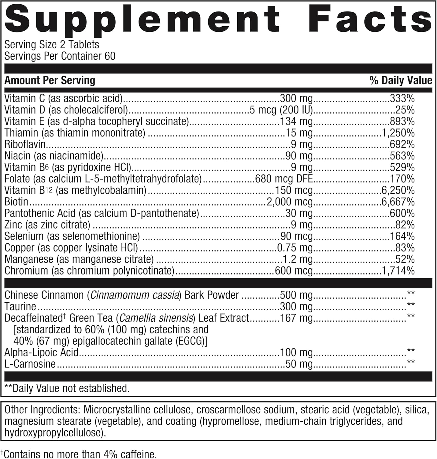 Metagenics MetaGlycemX Capsules - 100 mg Alpha-Lipoic Acid - Promotes Healthy Carbohydrate Metabolism - Antioxidant Boost - Green Tea Extract - 120 Count - Non-GMO & Gluten-Free