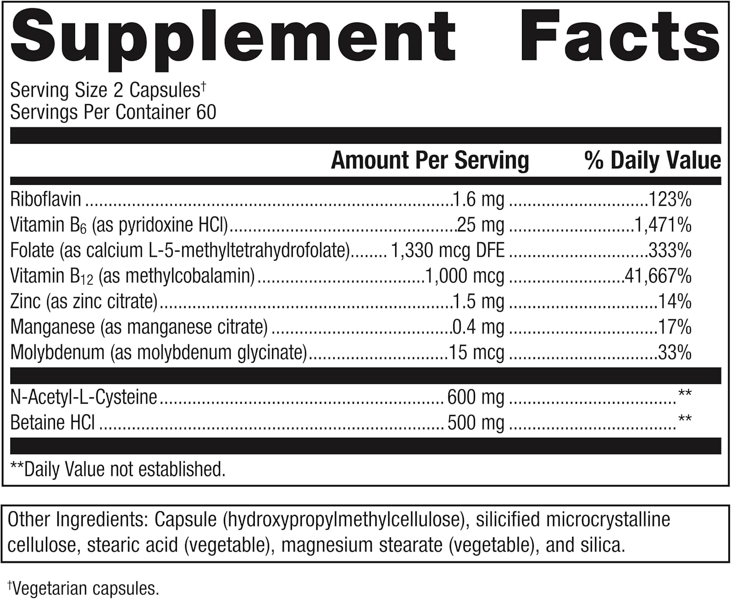 Metagenics MethylCare Supplement - Supports Homocysteine Metabolism & Methylation - 1,330 mcg DFE Folate - Non-GMO & Gluten-Free - 120 Capsules