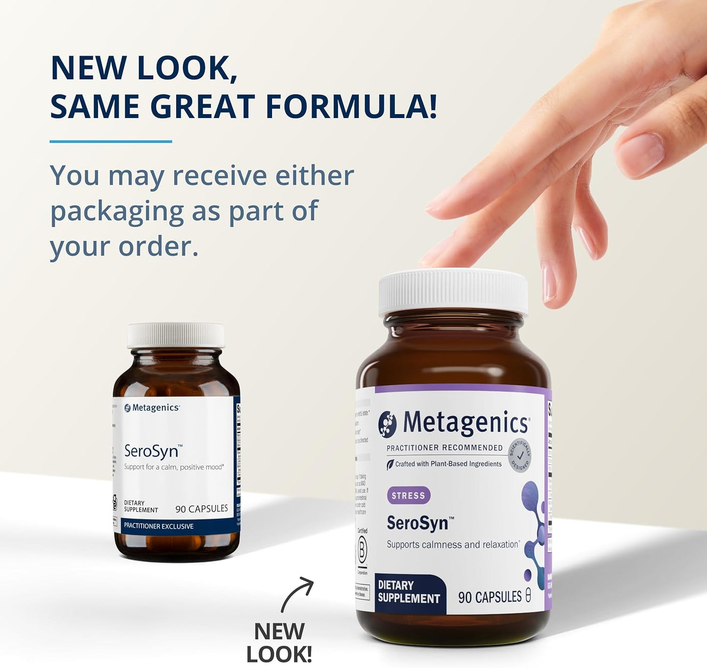 Metagenics Serosyn Capsules - 90 Count Bottle for Mood Support