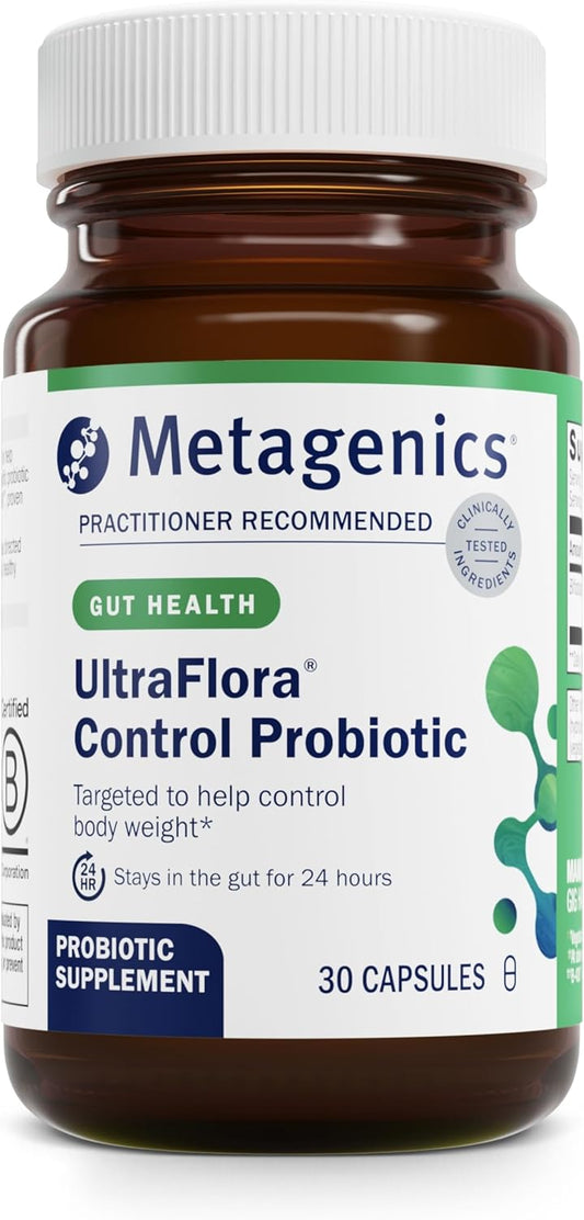 Metagenics UltraFlora Control: Daily Probiotic for Healthy Body Weight - 30 Servings