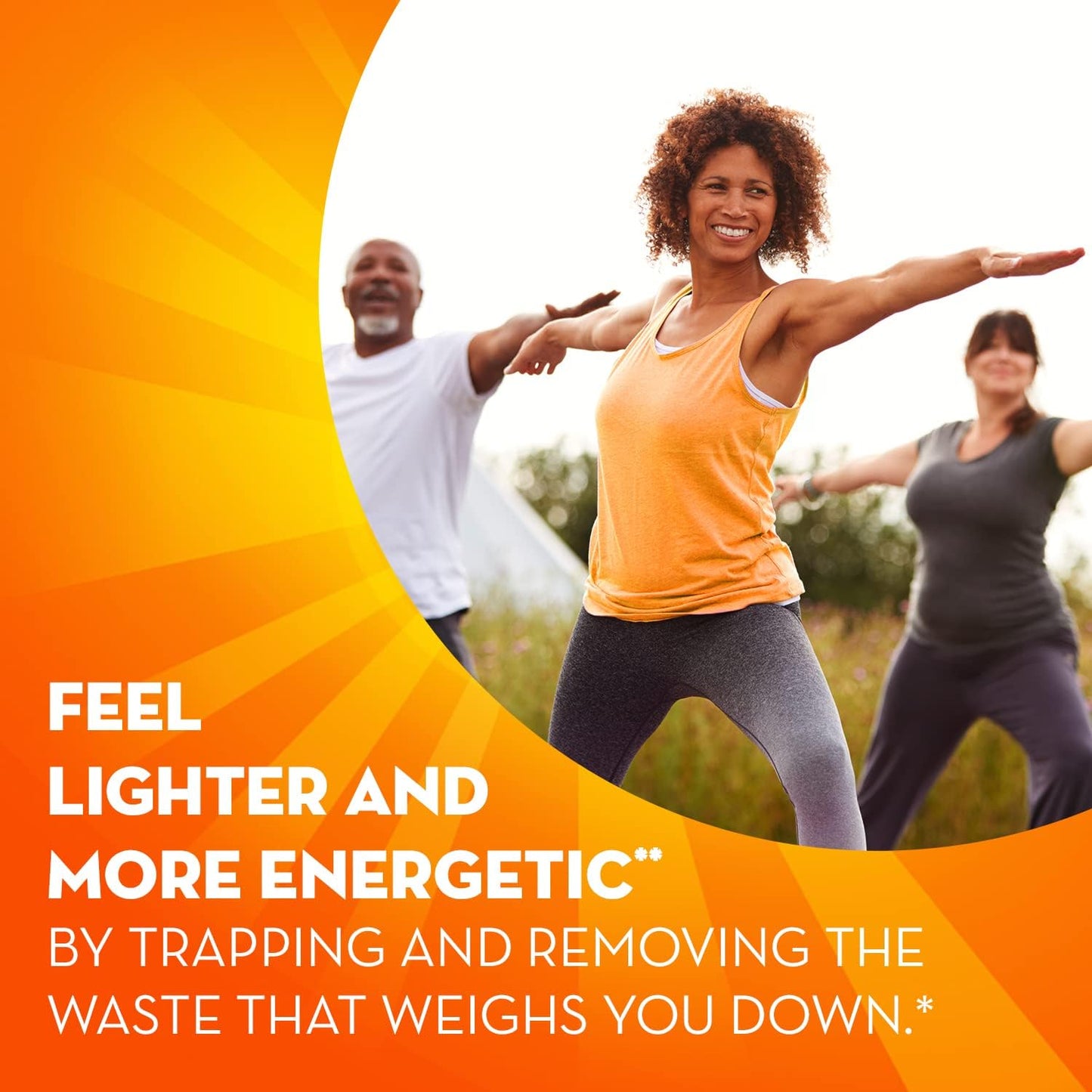Metamucil On-The-Go Sugar-Free Orange Fiber Drink Packets for Digestive Health - 44 Pack.