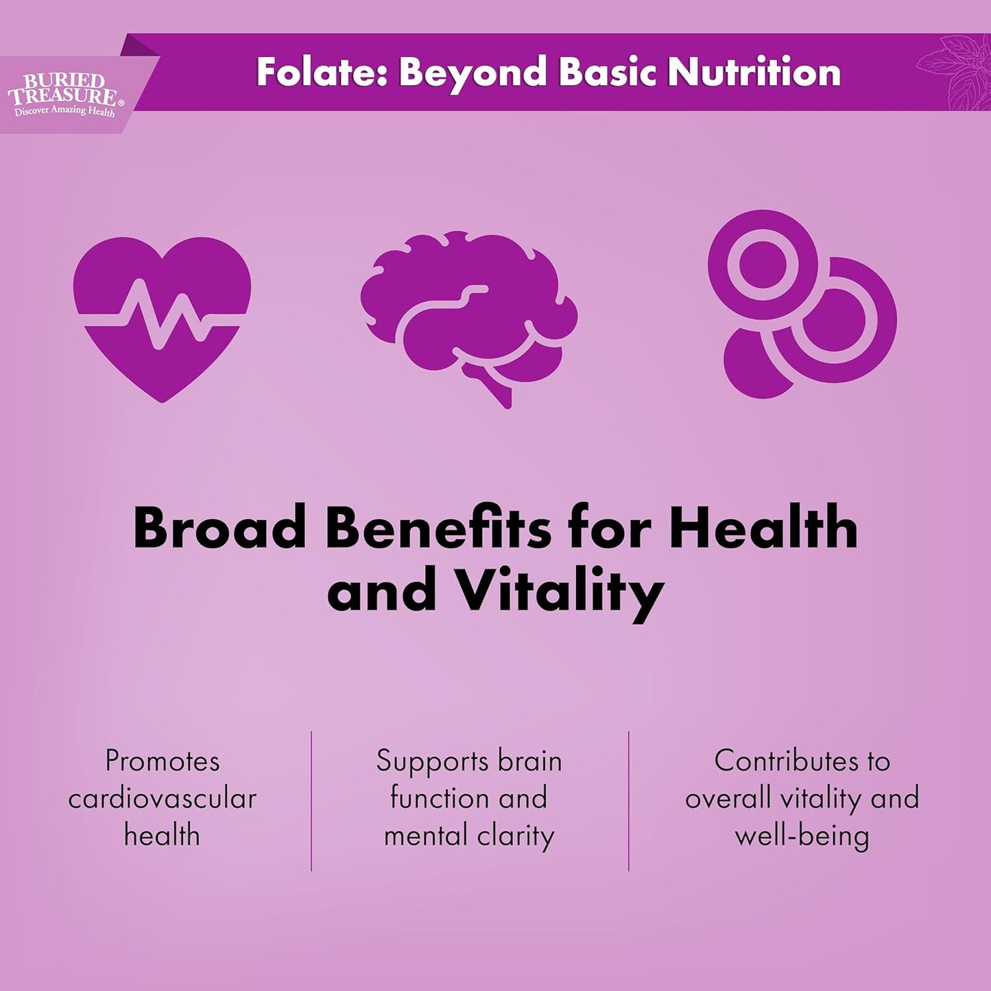 Methylated B-9 Folate Drops for Energy, Heart Health, Pregnancy Support - Vegan 5-MTHF Supplement, 120 Servings