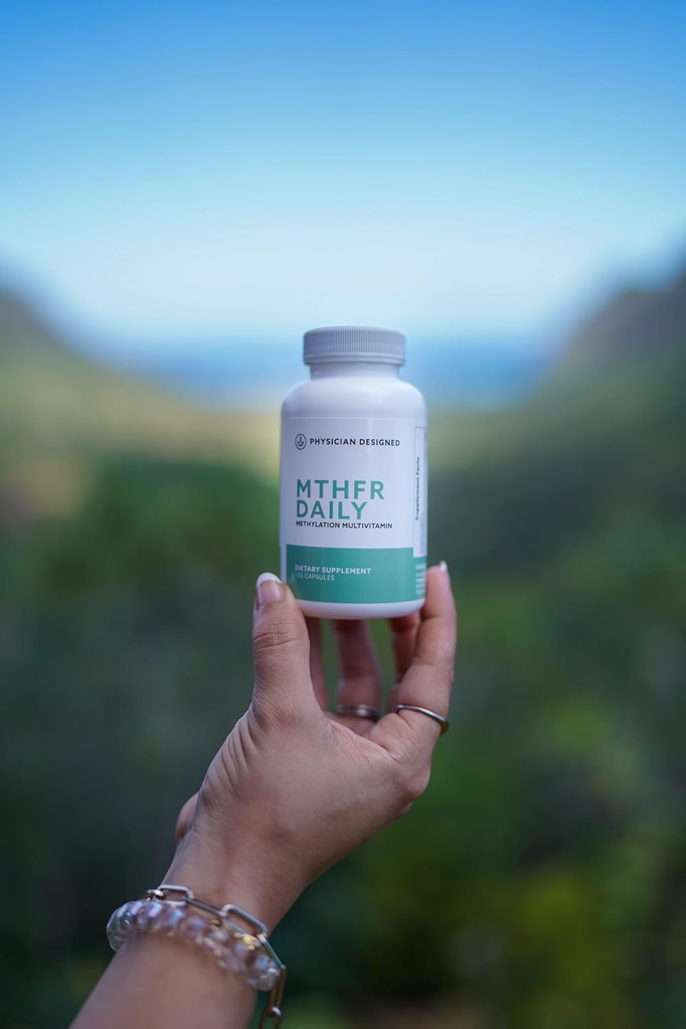 Methylated Multivitamin for Energy, Mood, & Heart | Physician Designed MTHFR Daily Multivitamin | Vitamin B-Complex | 120 Capsules
