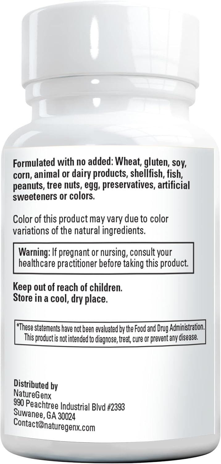 Methylfolate MTHRF Supplement - 1000 mcg Bioactive Vitamin B9 (5-MTHF) - Pregnancy Support - 60 Capsules - Gluten-Free