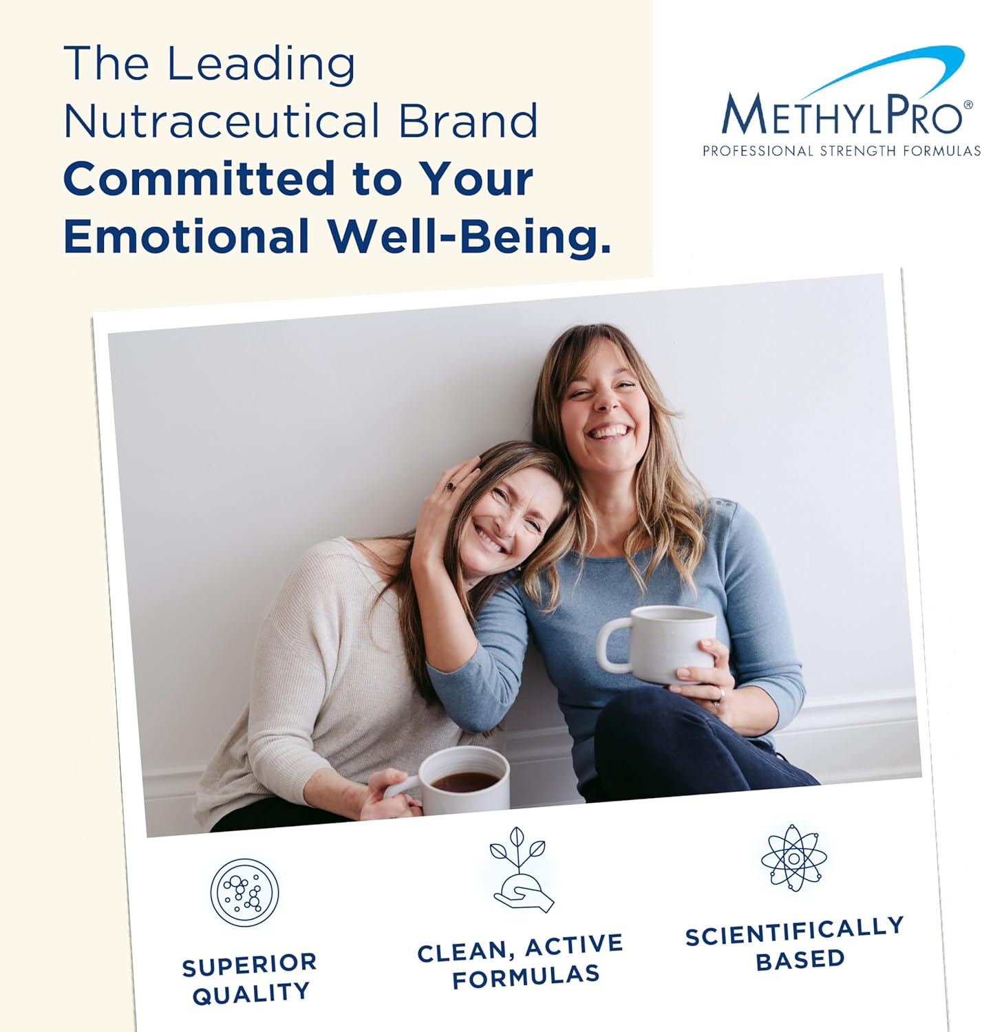 MethylPro Vitamin D3 5000 IU Capsules for Brain Health - Supports Nutrition and L-Methylfolate - 90 Capsules