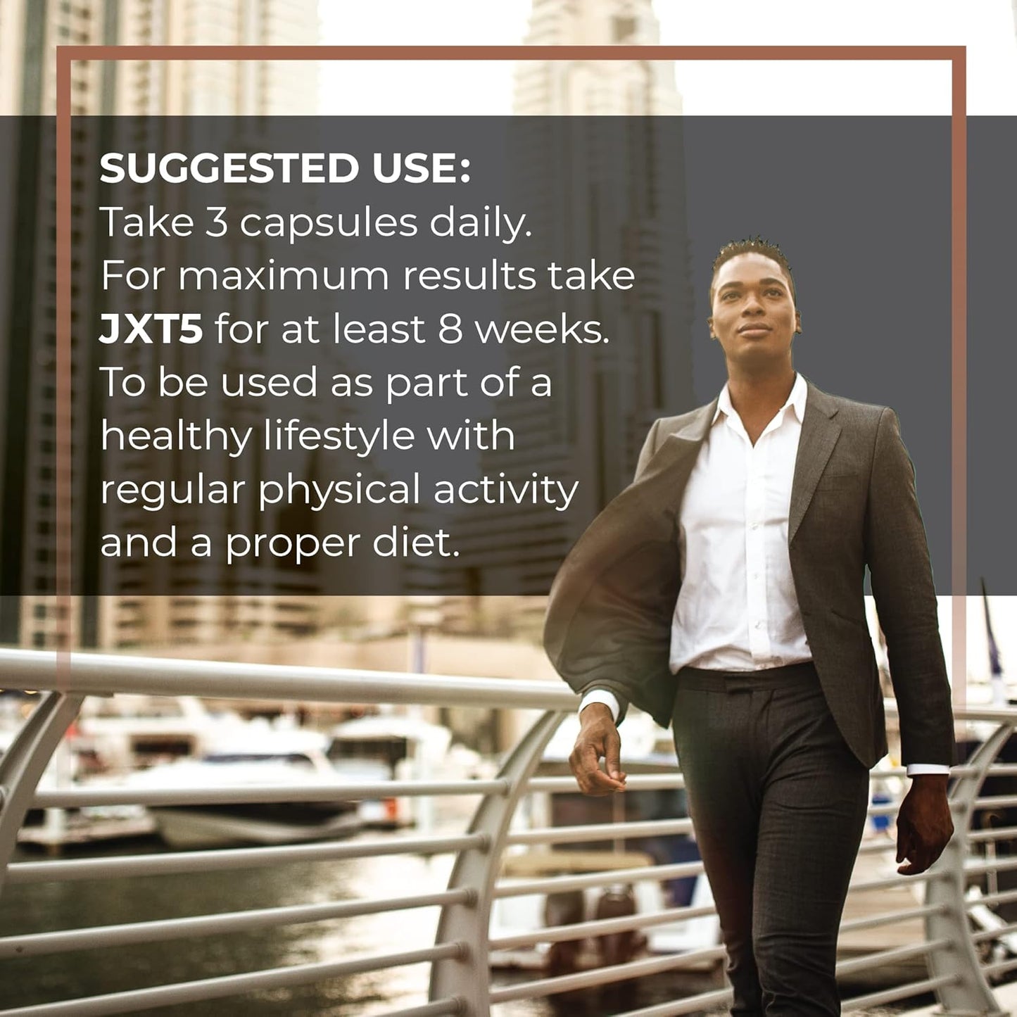 METISNutrition JXT5 Men's Health Supplement - 5-in-1 Joint, Libido, Prostate, Vision Support - Test Boost, Energy (90 Capsules)