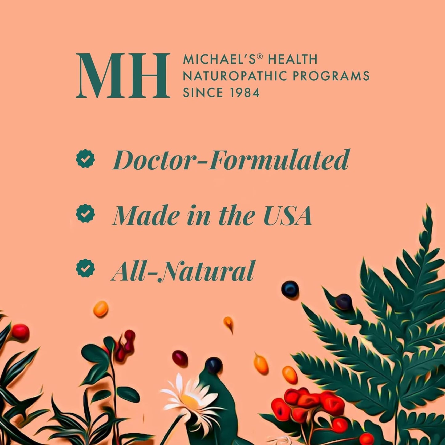 MICHAEL'S Health Testosterone Factors Supplement - 120 Vegetarian Tablets - Supports Testosterone Production - Kosher - 60 Servings