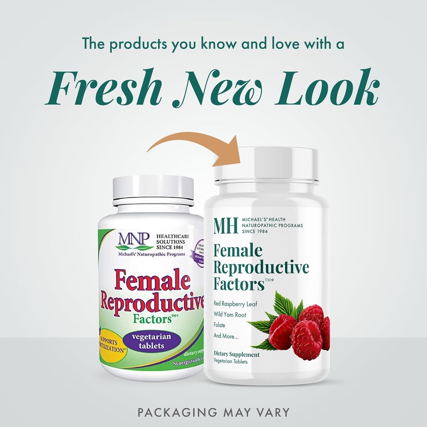 MICHAEL'S Naturopathic Reproductive Factors Couples' Pack - 60 Vegetarian Tablets - Nutrients for Conception Support