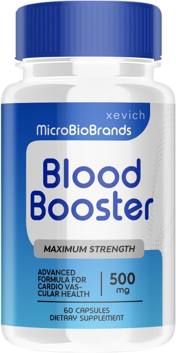 MicroBio Xevich Blood Booster Supplement - 60 Capsules for Improved Blood Health