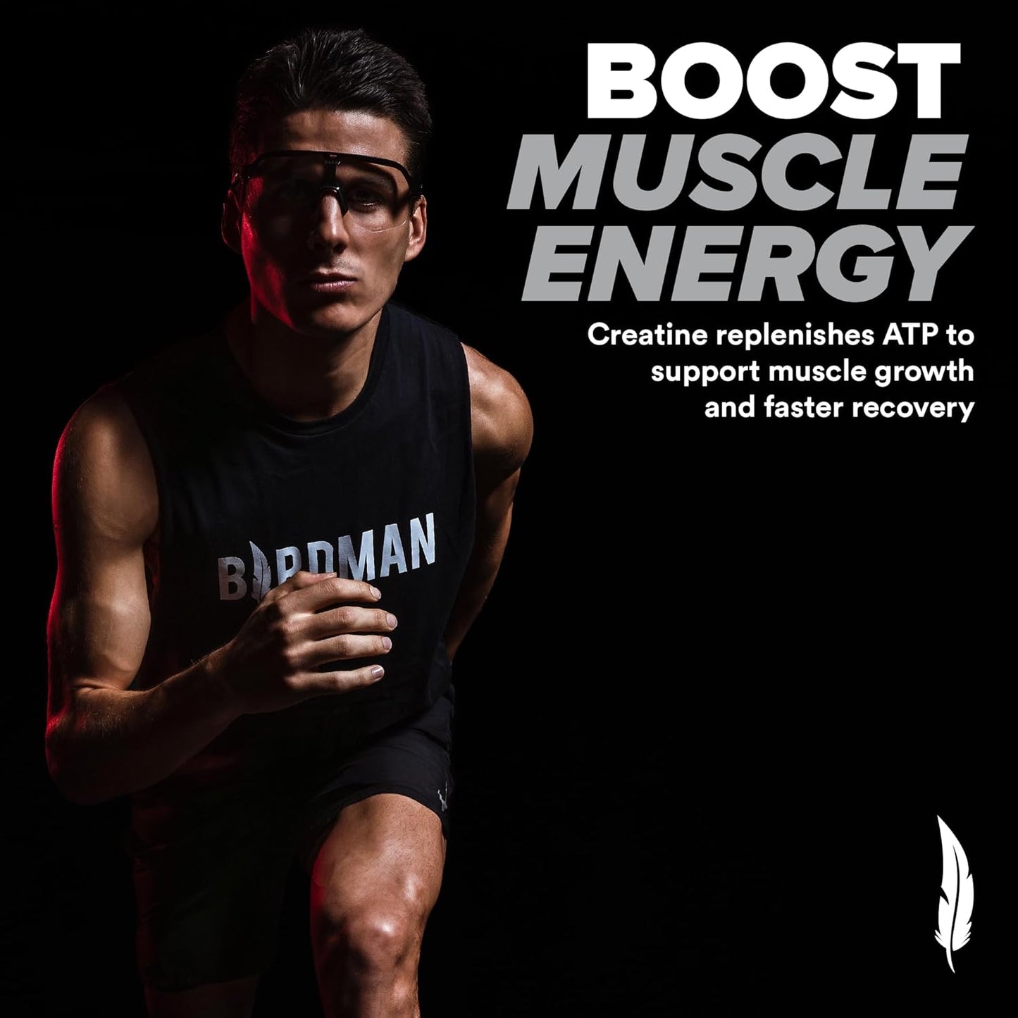 Micronized Creatine Monohydrate Powder for Muscle Recovery, Pre/Post Workout, Vegan, Gluten & Sugar Free - 80 Servings, 0.8lb