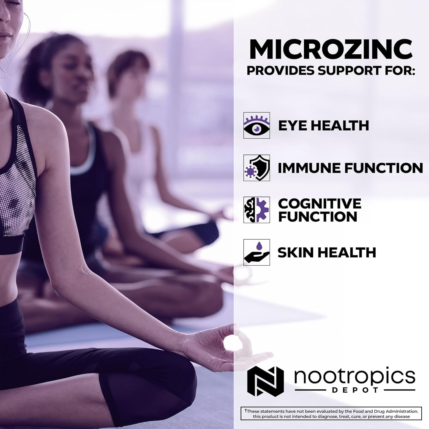 MicroZinc Capsules | 20mg Zinc Supplement | Enhanced Formula | 30 Count Bottle