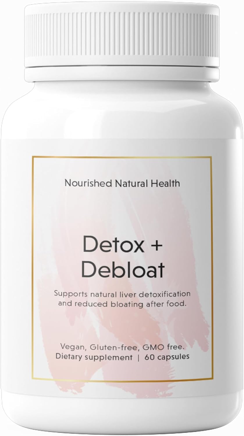 Milk Thistle & Dandelion Root Detox Capsules for Women - Bloating Relief & Digestion Support - 60 Vegan Supplements for Natural Health