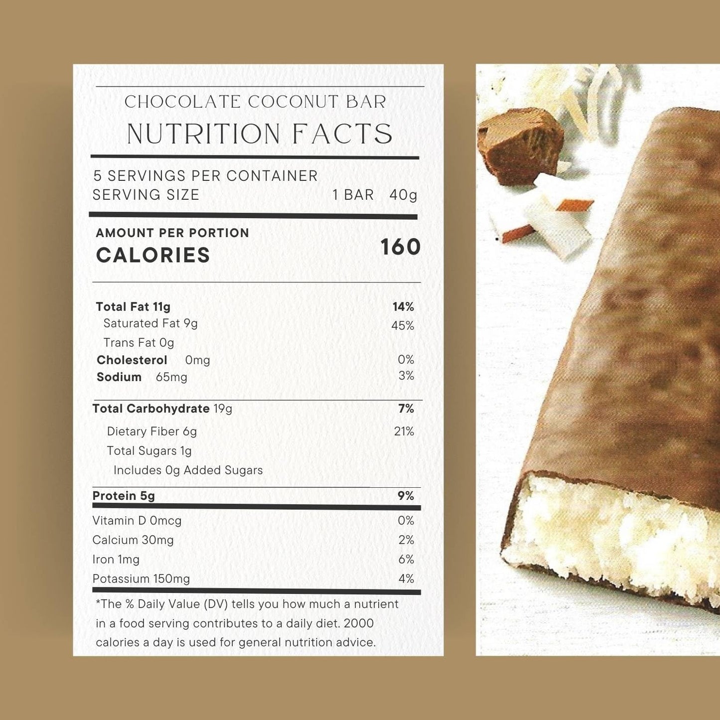Millville Elevation Advance Chocolate Coconut Bars - Low Carb, High Protein, 5-Pack with Recipe Bundle