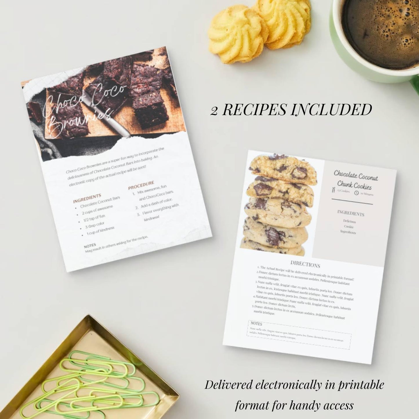 Millville Elevation Advance Chocolate Coconut Bars - Low Carb, High Protein, 5-Pack with Recipe Bundle