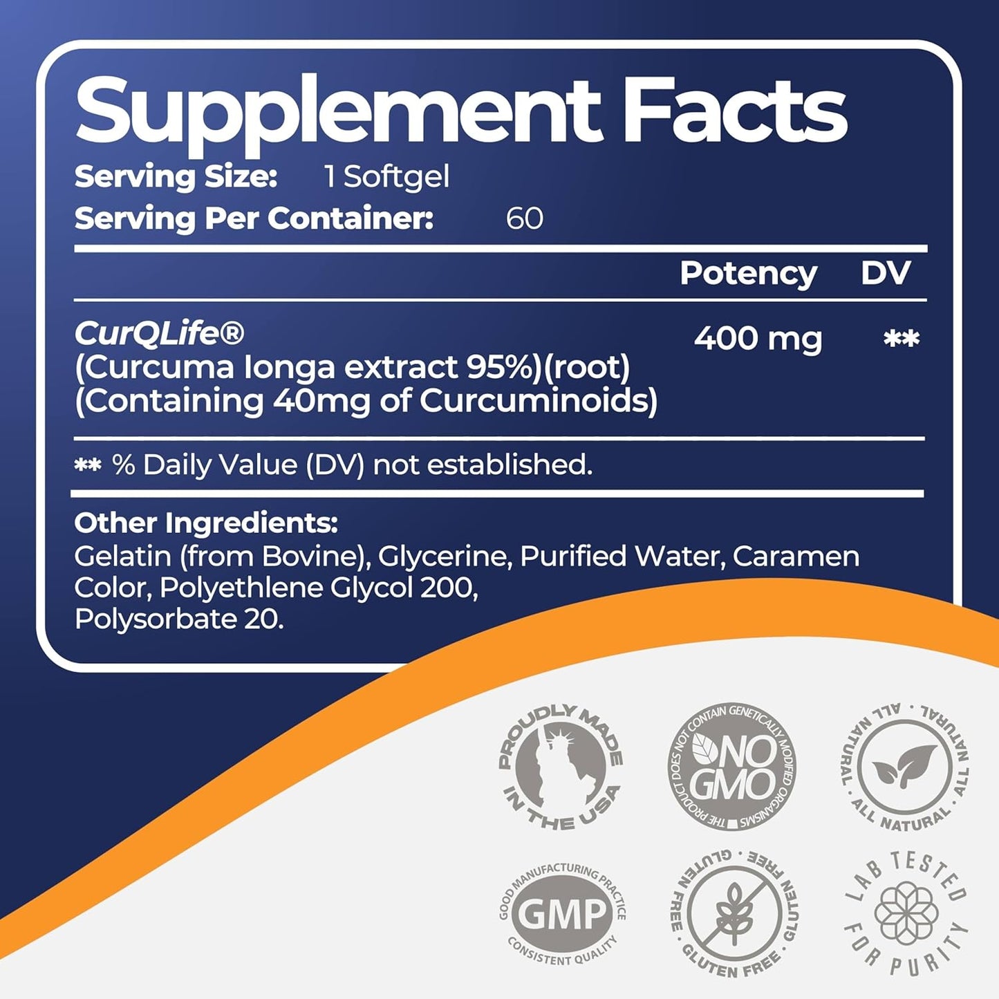 Mimi's Miracle Turmeric Capsules: Micelle Curcumin Supplement, Clinical Trials Show Relief in 7 Days, 10x More Bioavailable (60 Count)