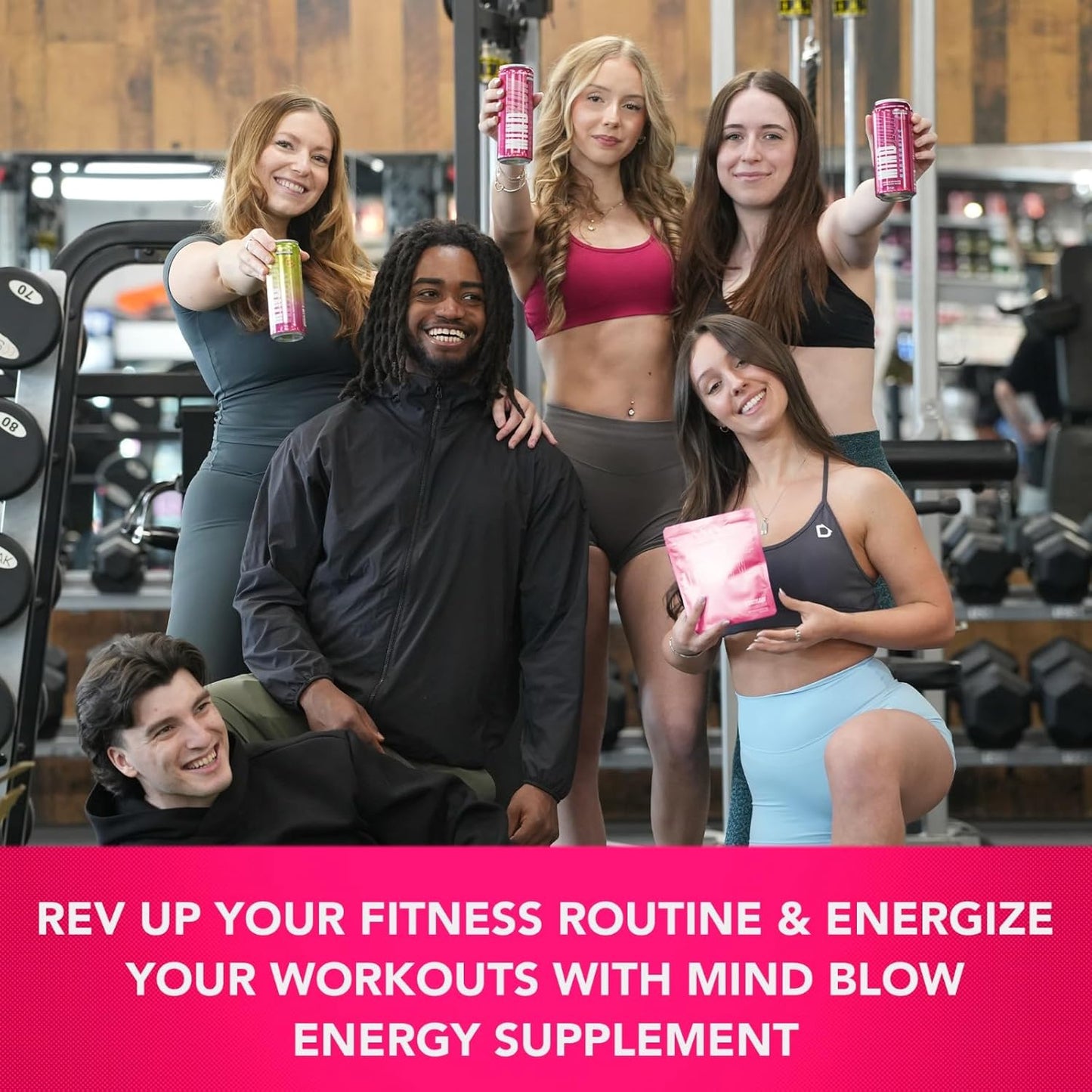 Mind Blow Energy Nootropic Brain Supplement - Boost Energy, Focus, & Mood with Caffeine, L-Tyrosine, Teacrine, & Alpha GPC - Great for Gamers, Gym Goers, Students, & Entrepreneurs - 30 Servings (Pink Lemonade)