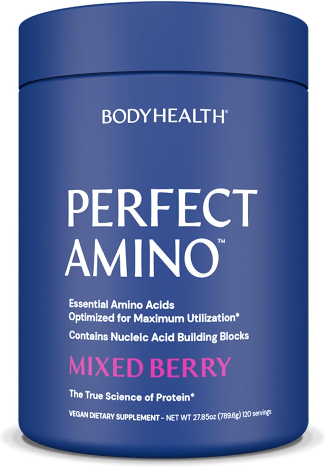 Mixed Berry Amino Acid Energy Drink Powder - Supports Lean Muscle Recovery - Pre & Post Workout BCAA and EAA Powder for Men and Women - 120 Servings