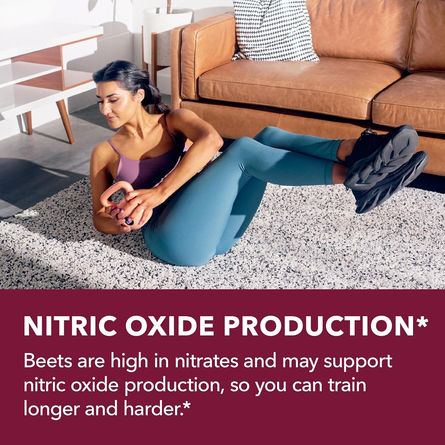 Mixed Berry Flavored Beet Root Gummies with COQ10 & Pomegranate - Nitric Oxide Booster for Endurance, Performance, Recovery - Vegan, Non-GMO, Gluten Free - 30 Count, 15-Day Supply for Men and Women