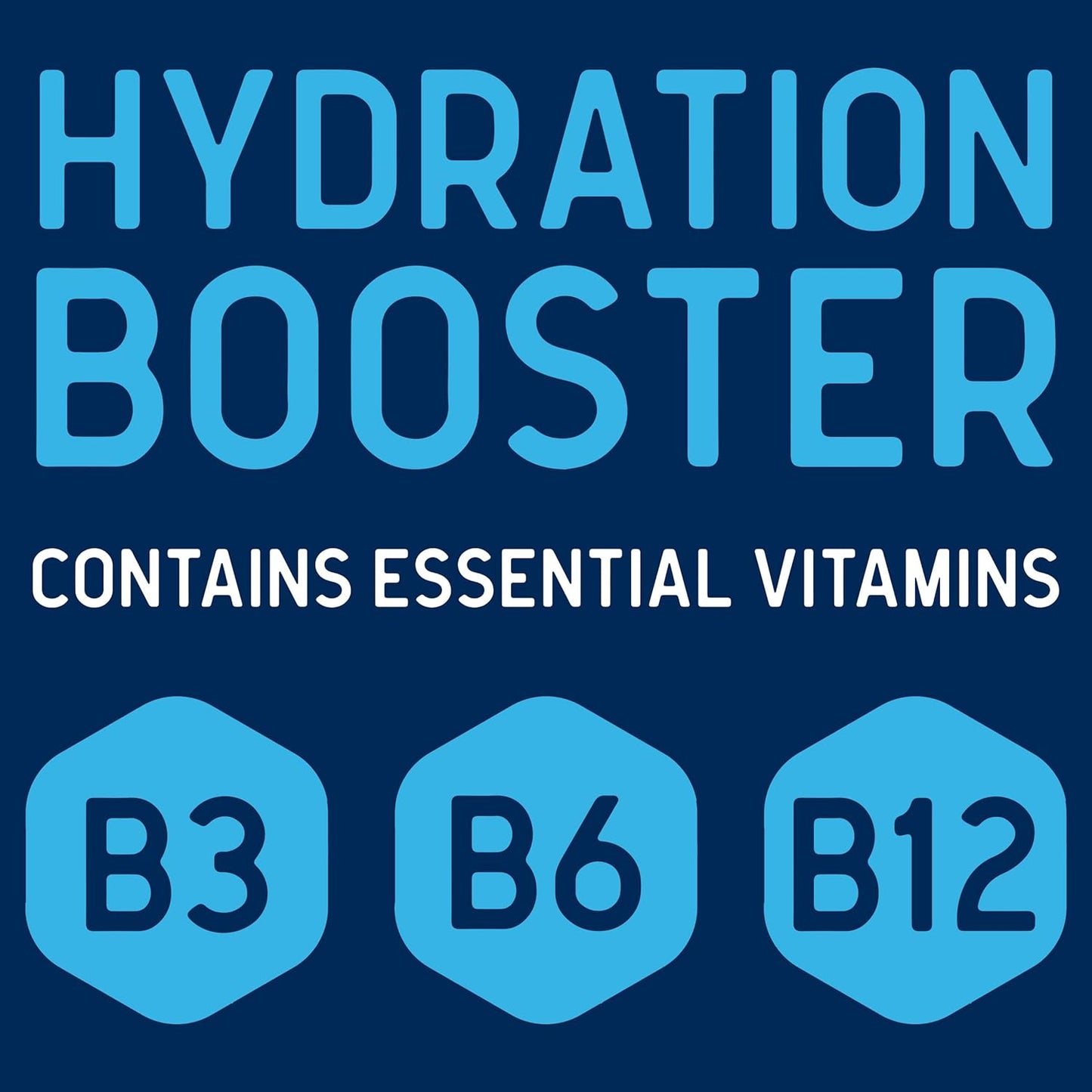 Mixed Berry Hydrate Electrolyte Liquid Drops with Essential Vitamins B3, B6, B12 - Low Sugar, Low Calorie Drink Enhancer (2 Pack)