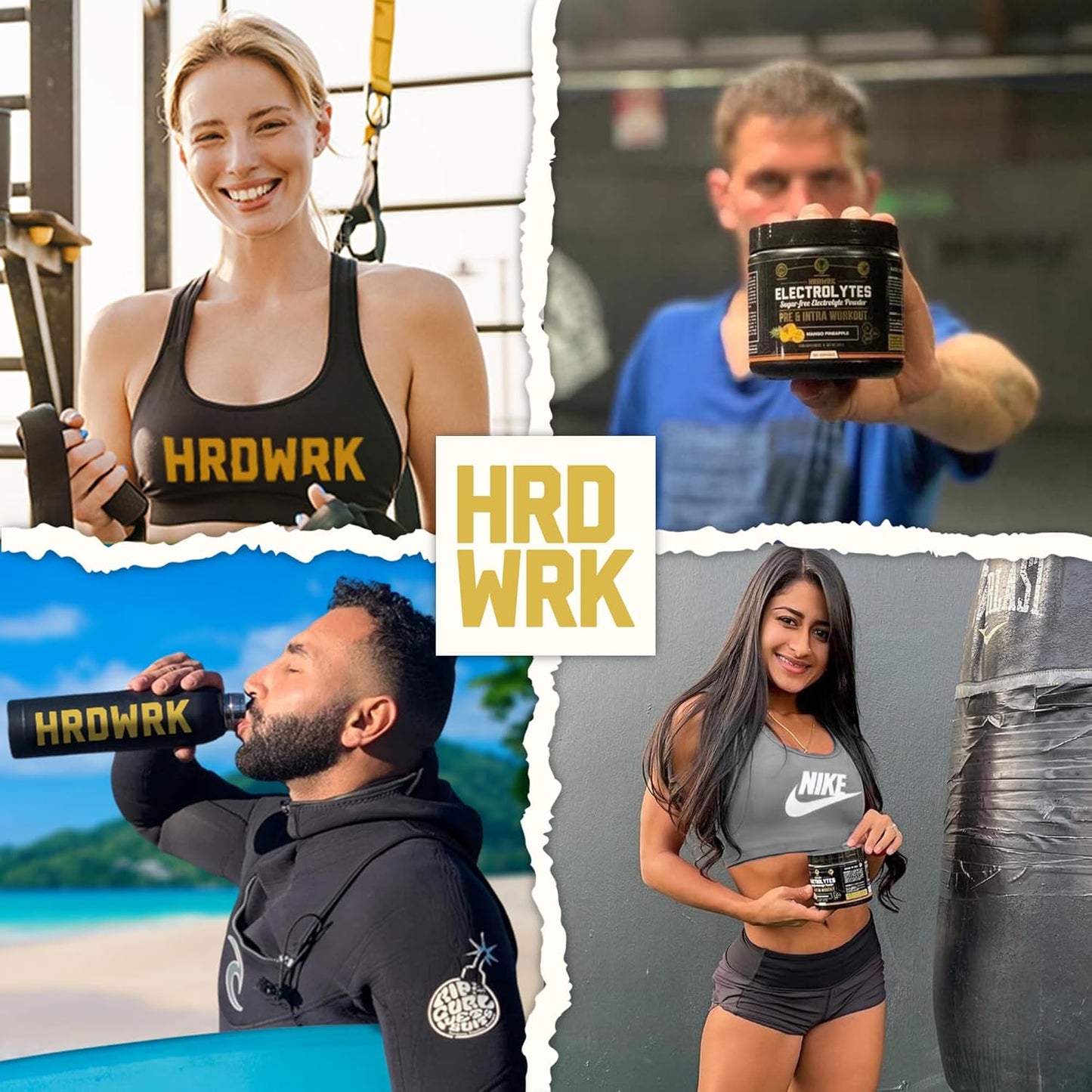 MMA Nutrition HRDWRK Electrolytes Powder: Sugar-Free Supplement for Endurance and Hydration