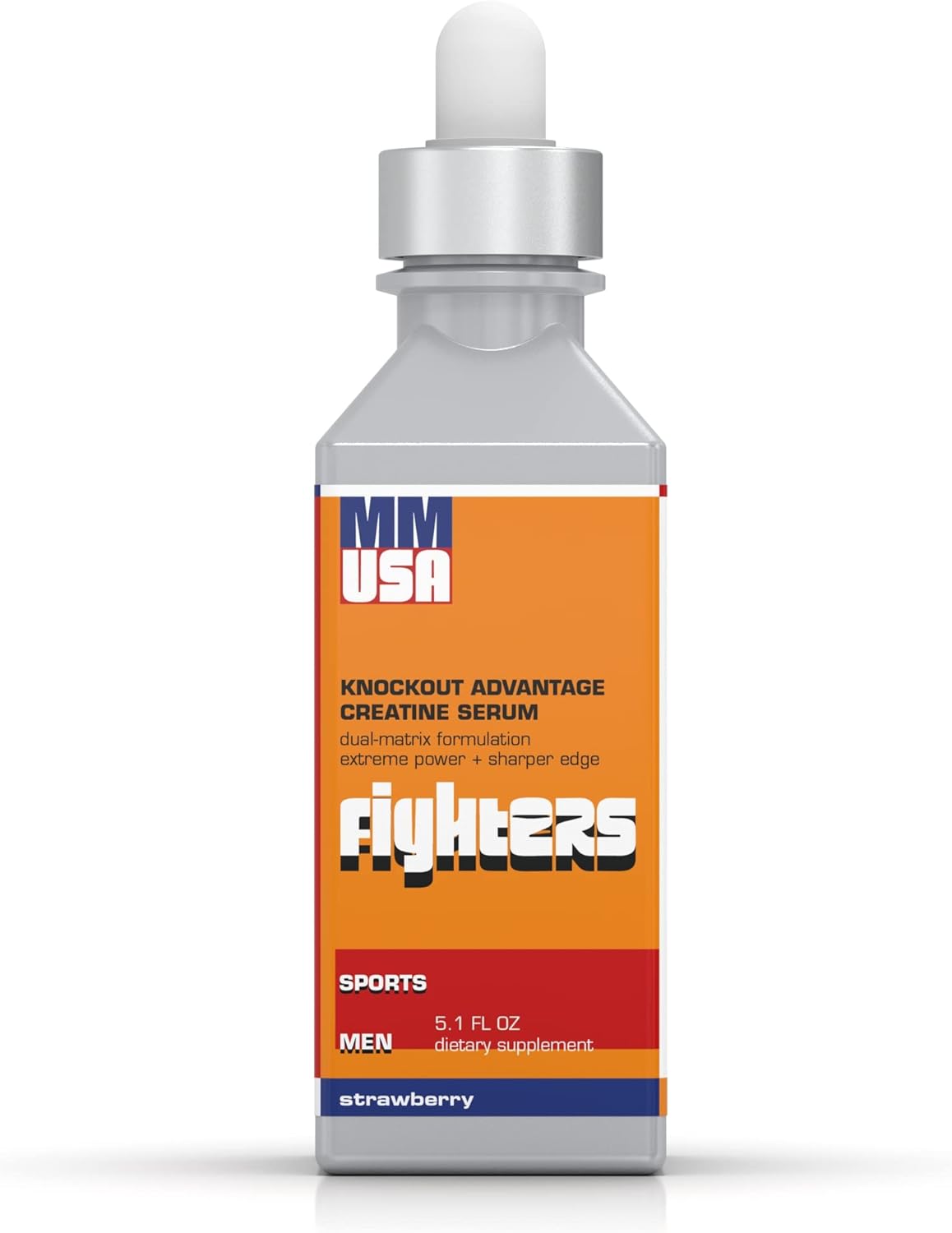 MMUSA Fighters Creatine Serum: Enhance Boxing Performance with MSM, Amino Acids, Vitamins & Glucosamine - Strawberry, 5.1 Fl Oz