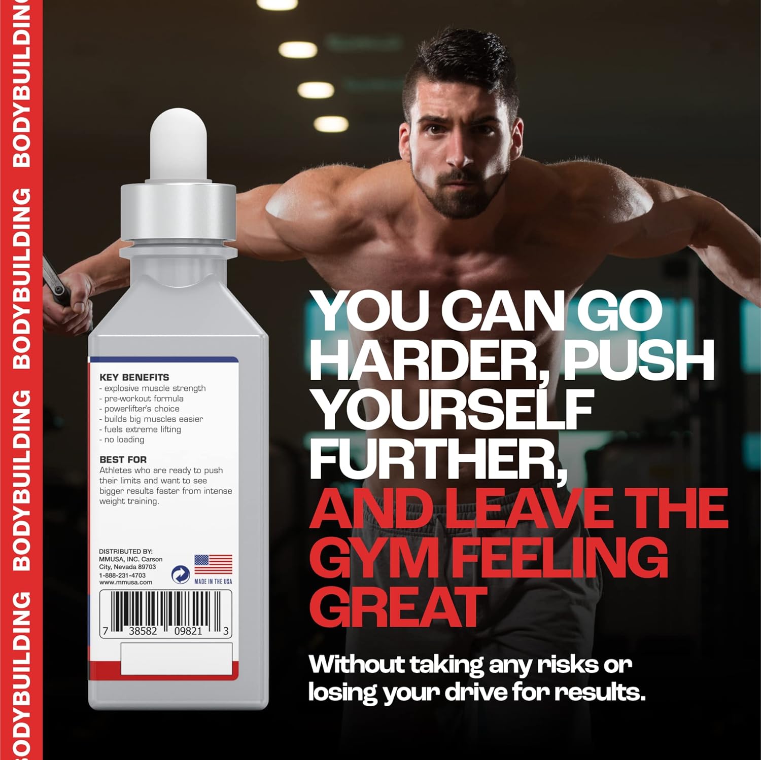 MMUSA XXTRA Pre-Workout: Instant Energy, Power, and Stamina Supplement for Bodybuilding, Crossfit, Powerlifting, and Sports - Grape Flavor