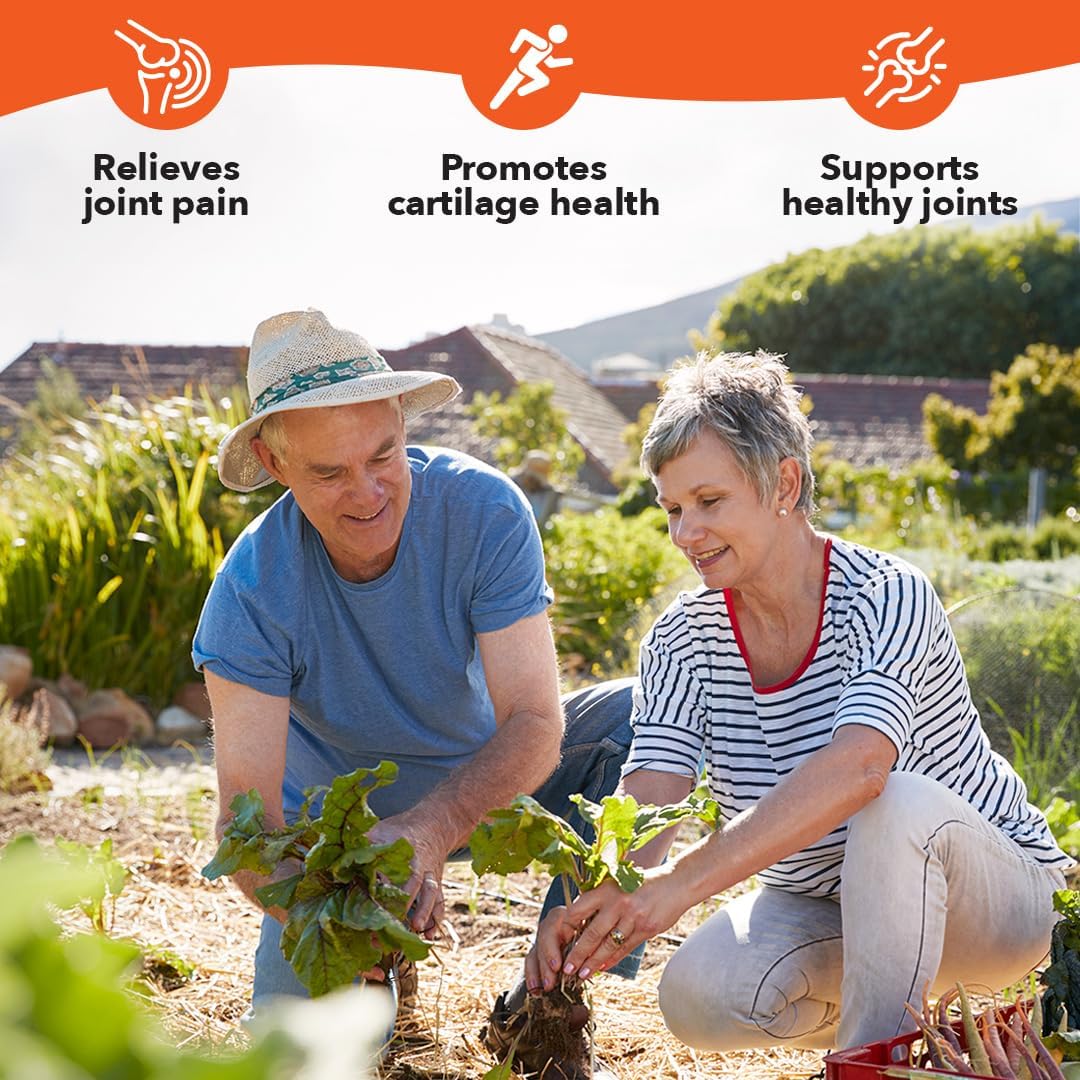 Mobili-T Joint Support Supplement with Glucosamine, Chondroitin, MSM, Collagen, Bromelain, Turmeric - Reduce Inflammation & Aches - Increase Mobility - 120 Capsules