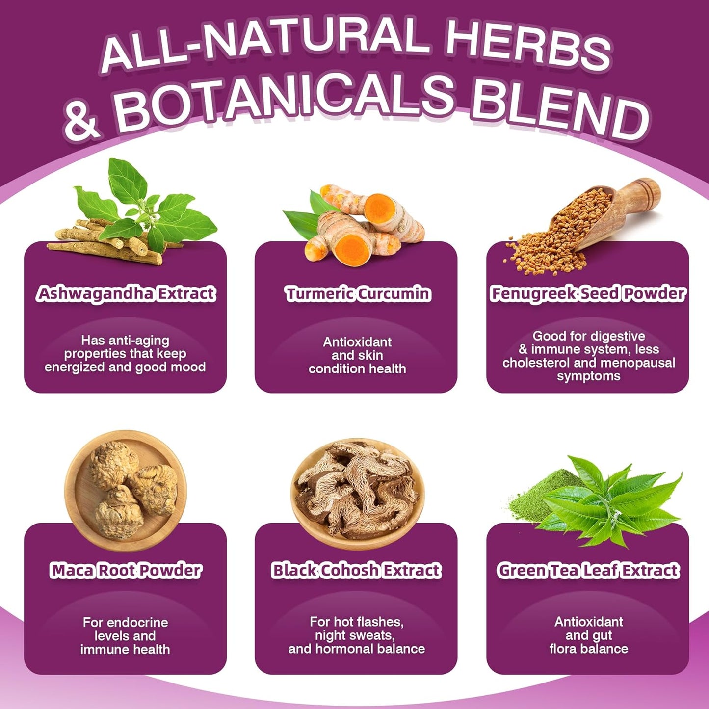 MOHOKEN Menopause Relief Supplements for Women - 120 Billion CFU Probiotic + 13 Herbs Complex - Hormone Balance, Hot Flashes, Mood Swings, Night Sweats - 60 Capsules