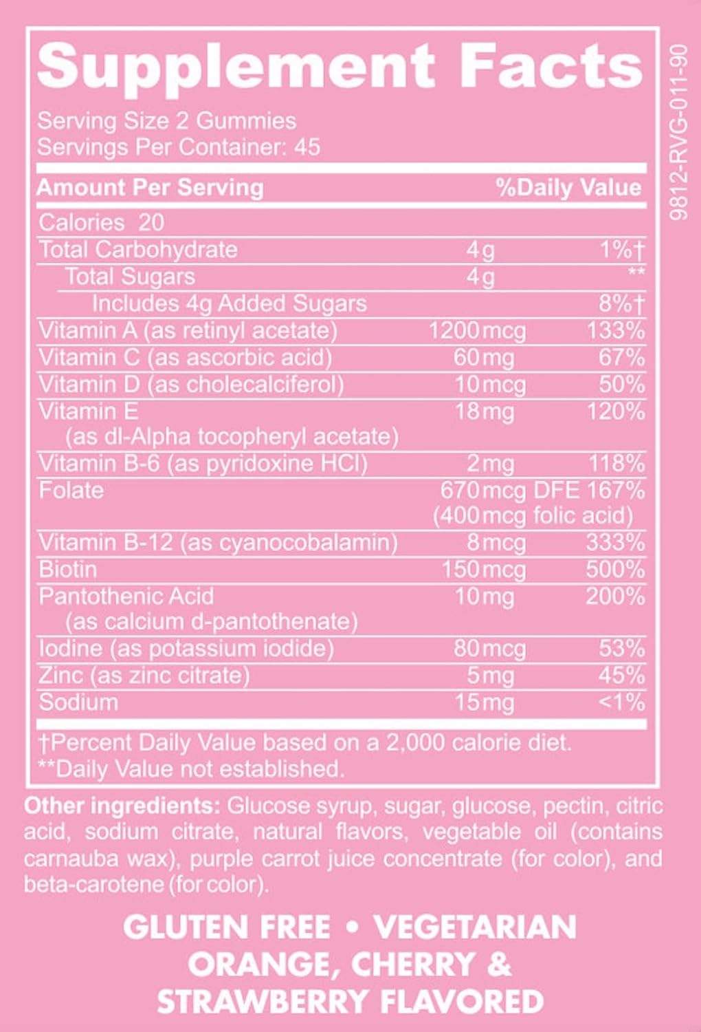Mom's Multi Daily Multi-Vitamin Gummies for Postpartum Health and Wellness