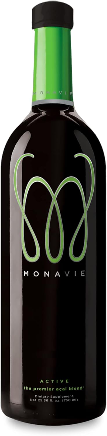 Monavie Active Juice Blend - 25.3oz Bottle - Premium Acai Beverage with Natural Antioxidants - Delicious and Refreshing