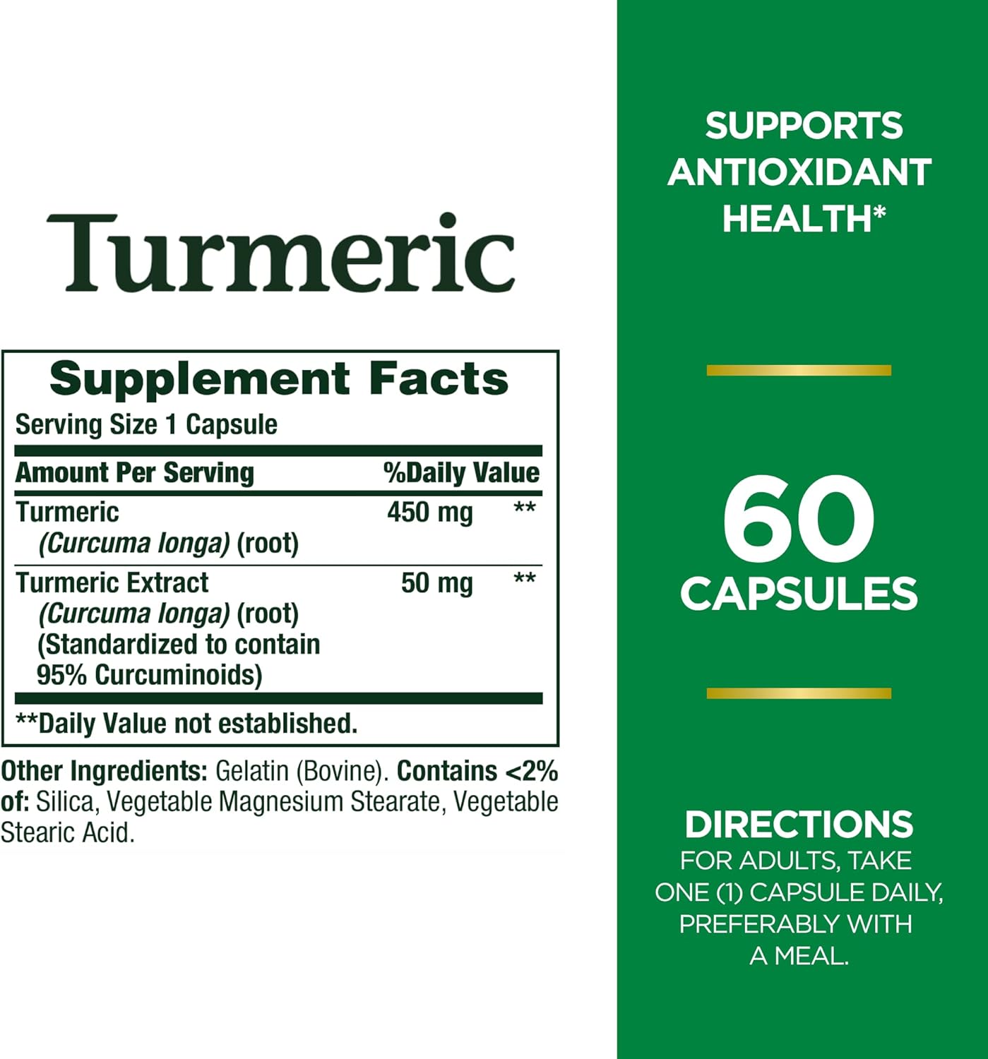 moofin Turmeric Capsules 450mg with 50mg Extract + Plastic Measuring Spoon - Antioxidant & Joint Health Support - 240 Capsules x 4 Pack