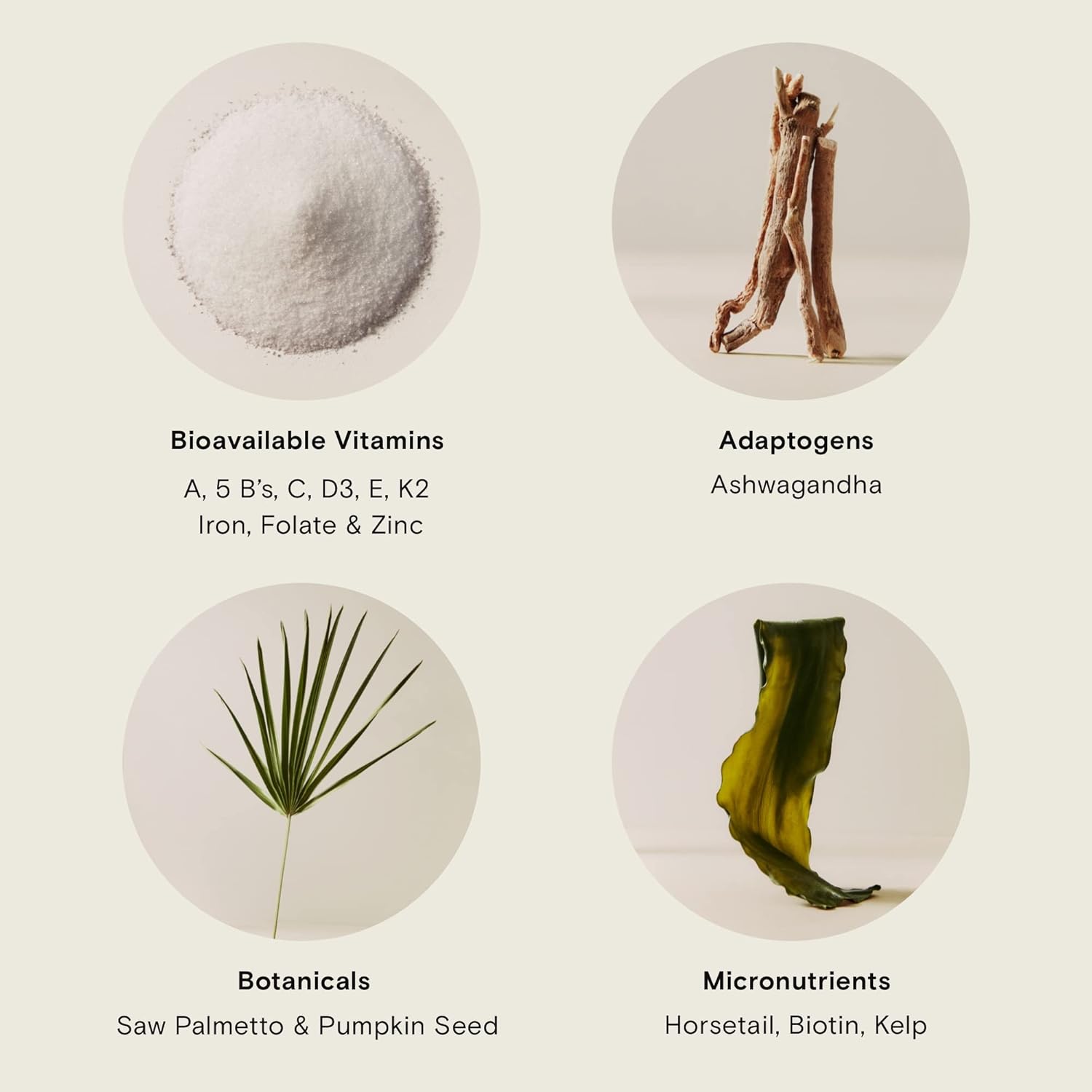 Moon Juice SuperHair 120 Capsules - Hair Growth Vitamins with Organic Ashwagandha - Vegan, Gluten Free, Non GMO - Glass Bottle - 3rd Party Tested