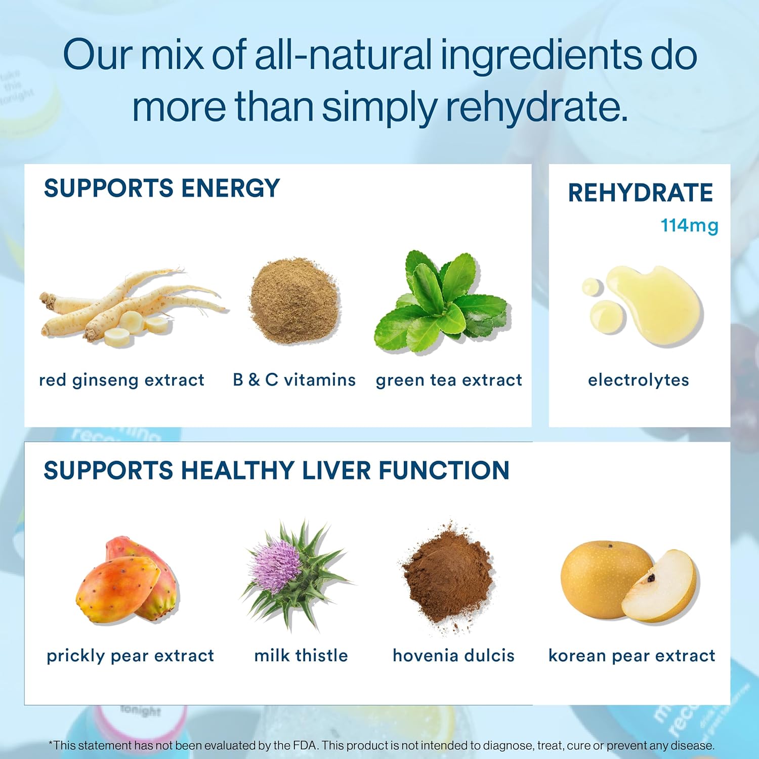 Morning Recovery Electrolyte Milk Thistle Drink - 24 Pack Sugar-Free Lemon DHM Liquid for Hydration & Morning Recovery