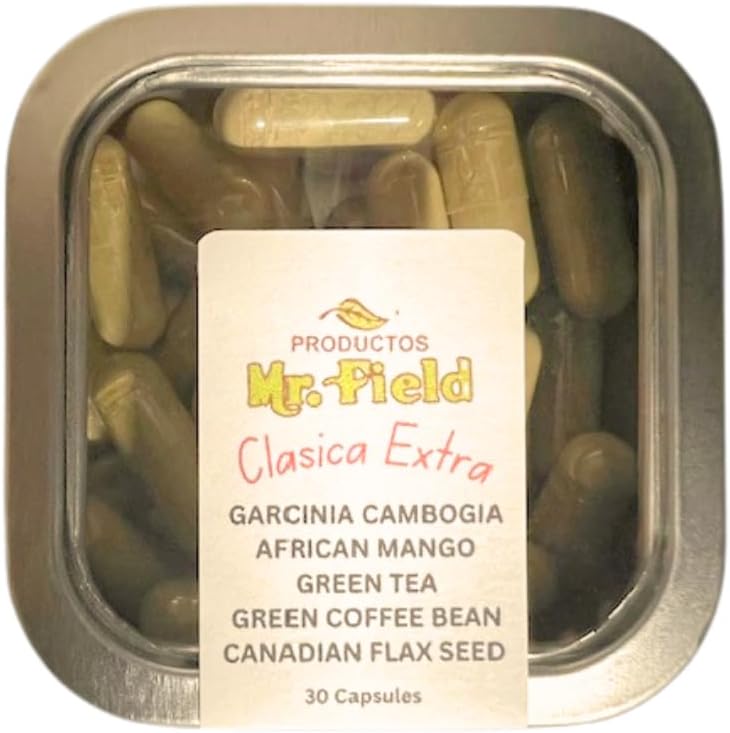 Mr. Field Clasica Extra Supplement with Garcinia Cambogia, African Mango, Green Tea, Coffee Bean, Flax Seed