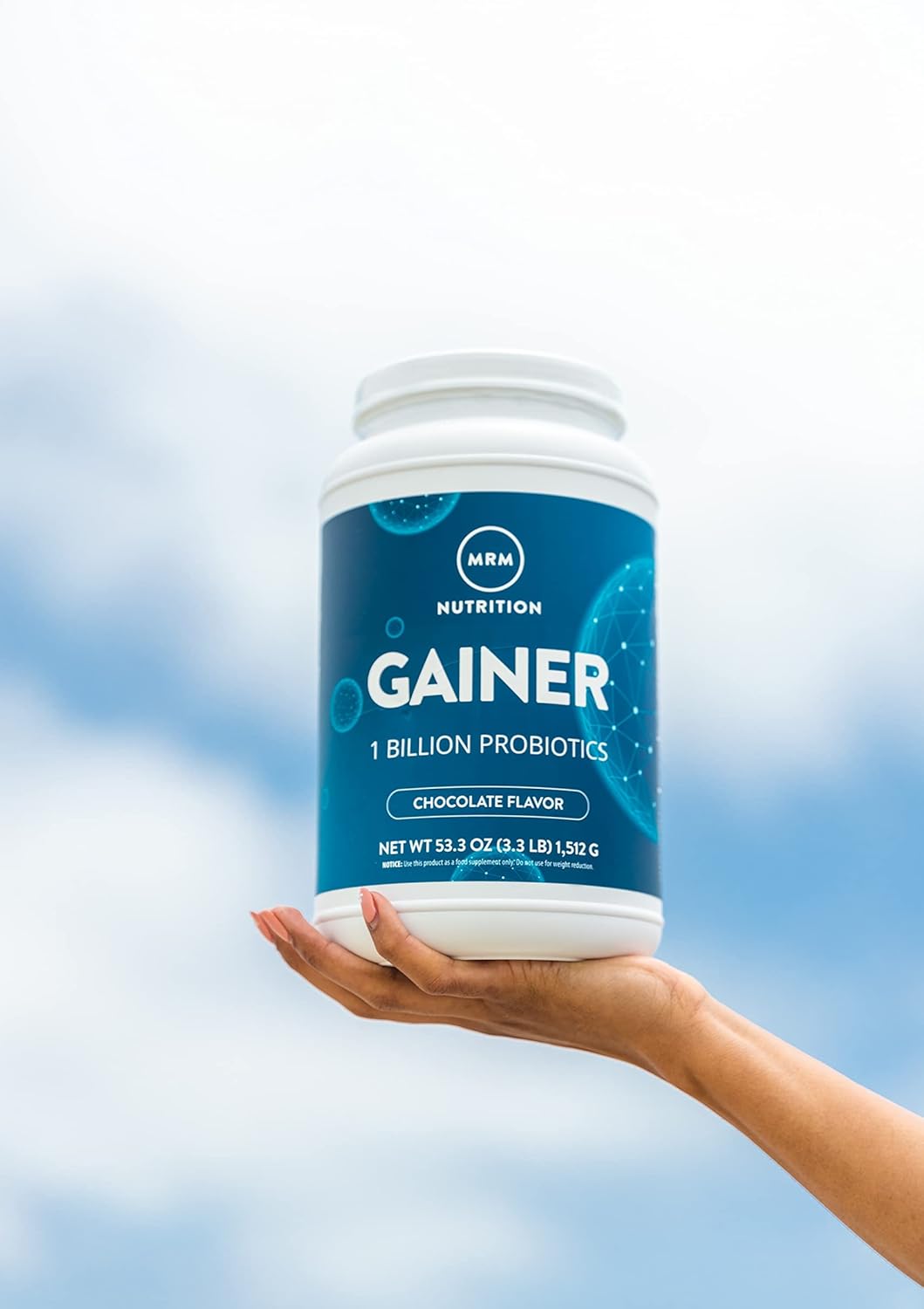 MRM Natural Gainer Chocolate Protein Powder 3.3lbs - High-Quality Weight Gain Supplement