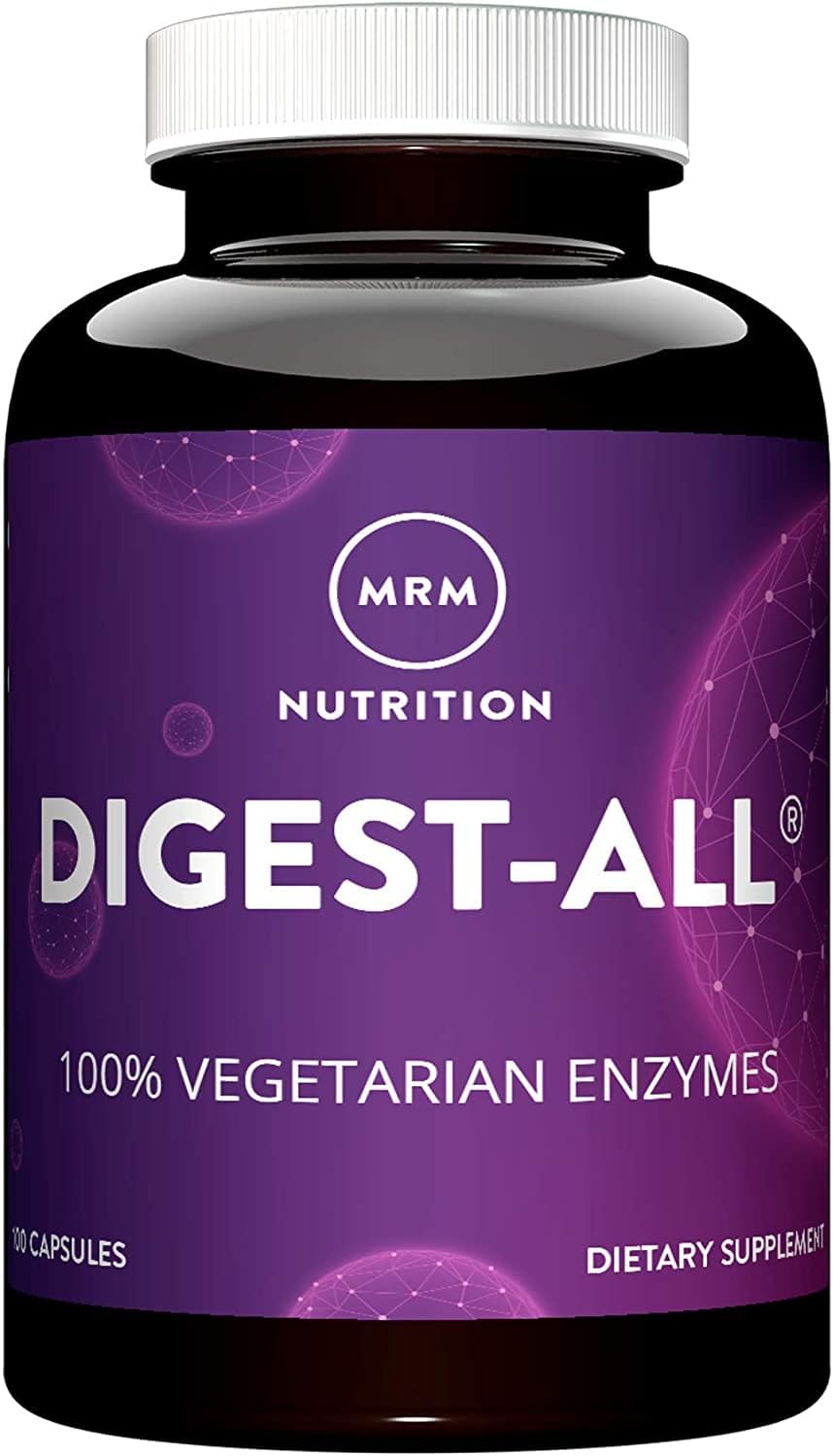 MRM Nutrition Digest-All Enzymes for Improved Digestion and Absorption - Vegetarian, Gluten-Free, 50 Servings - Lactase, Amylase, Lipase - Reduce Bloating and Gas