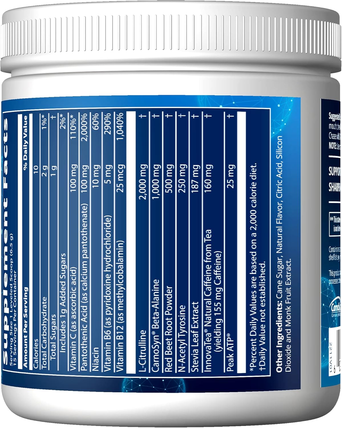 MRM Nutrition Driven™ Orange Blast Dry Scoop Pre-Workout Powder with Pure Ingredients for Muscle, Hydration, and Energy | Vegan, Gluten-Free | 15 Servings