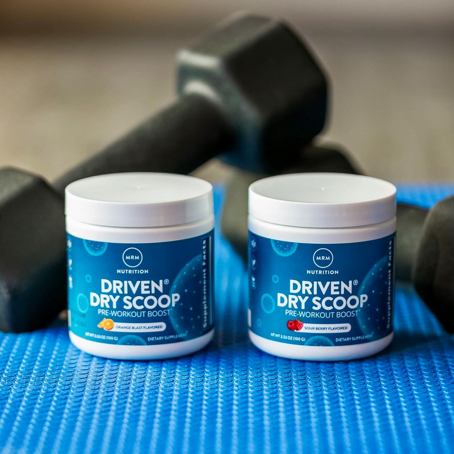 MRM Nutrition Driven™ Orange Blast Dry Scoop Pre-Workout Powder with Pure Ingredients for Muscle, Hydration, and Energy | Vegan, Gluten-Free | 15 Servings