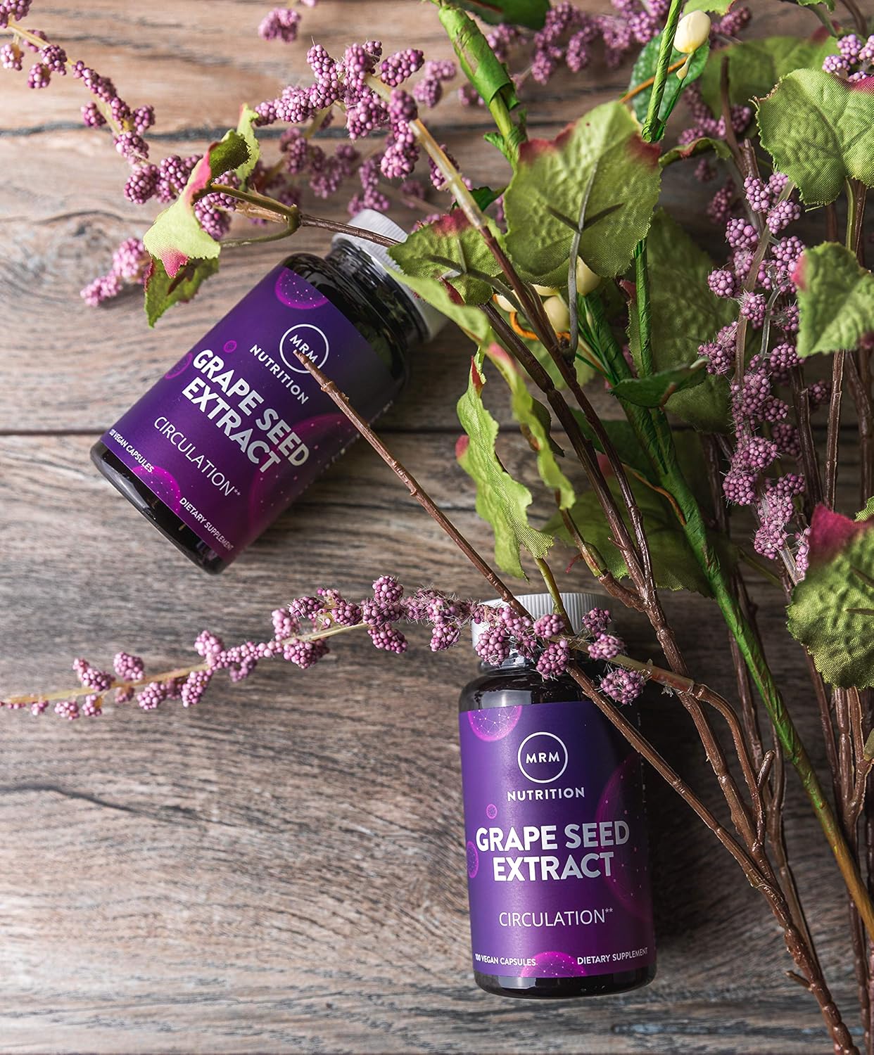 MRM Nutrition Grape Seed Extract for Circulation, Antioxidants, and Anti-Aging - Gluten Free, Vegan - 100 Servings