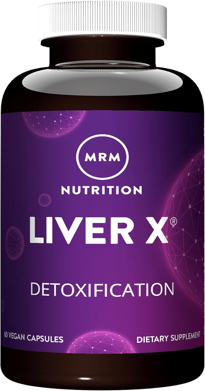 MRM Nutrition Liver X Supplement - 60 Vegan Capsules for Liver Health