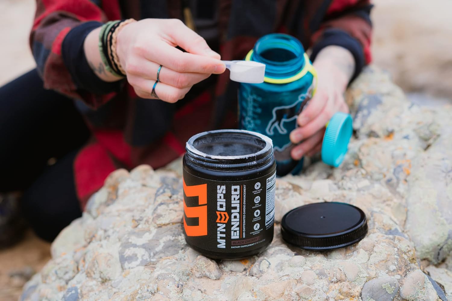 MTN OPS Enduro Nitric Oxide Supplement & Stim-Free Pre Workout - 30 Servings - Citrus Bliss Flavor with Magnesium Citrate, Beet Root Powder, Niacinamide, L Arginine, L Citrulline