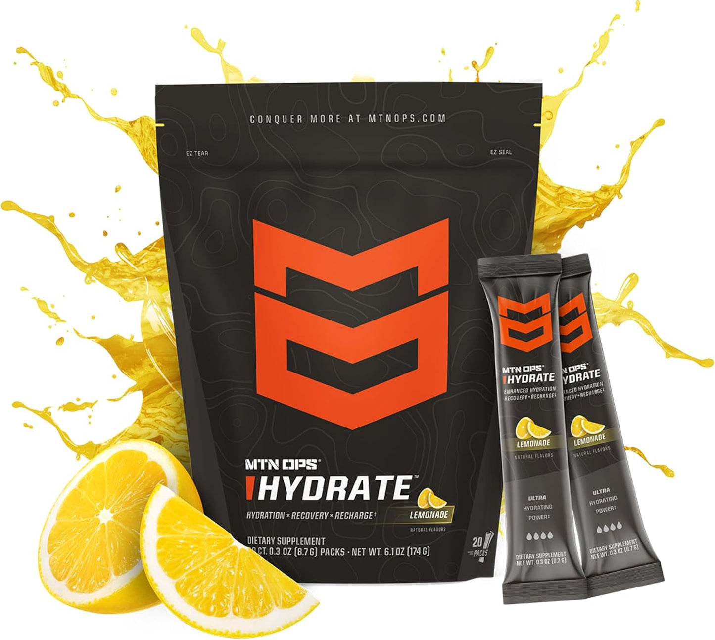 MTN OPS Ignite and Hydrate Lemonade Bundle - Pink Lemonade Flavor