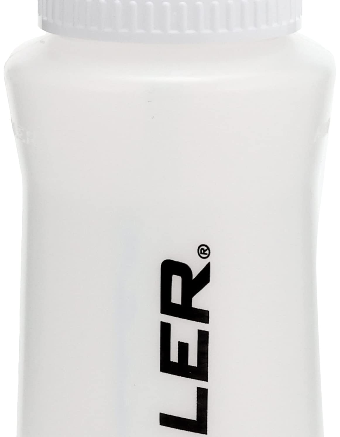 Mueller Quart Water Bottle with Straw - Natural Color and Black Lettering