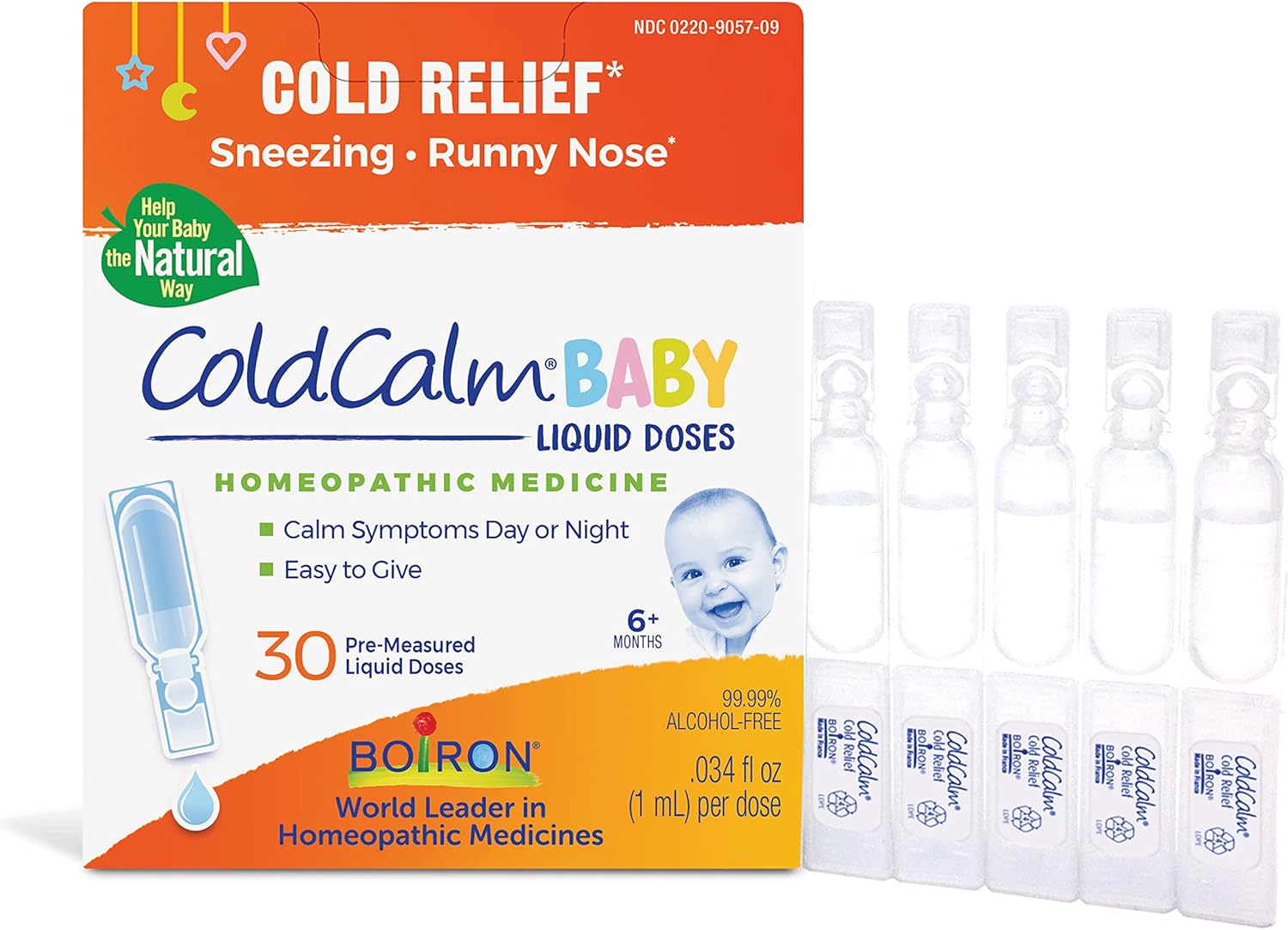 Mullein Garlic Oil and ColdCalm Baby Drops Bundle for Kids Cold Relief, 1 Fl Oz and 30 Count