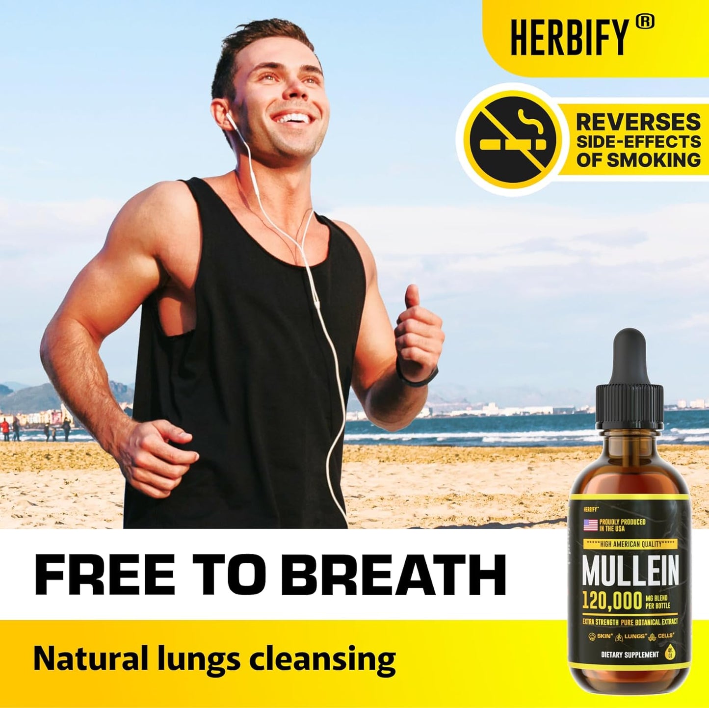 Mullein Leaf Extract and Lemon Balm Bundle for Respiratory and Brain Support