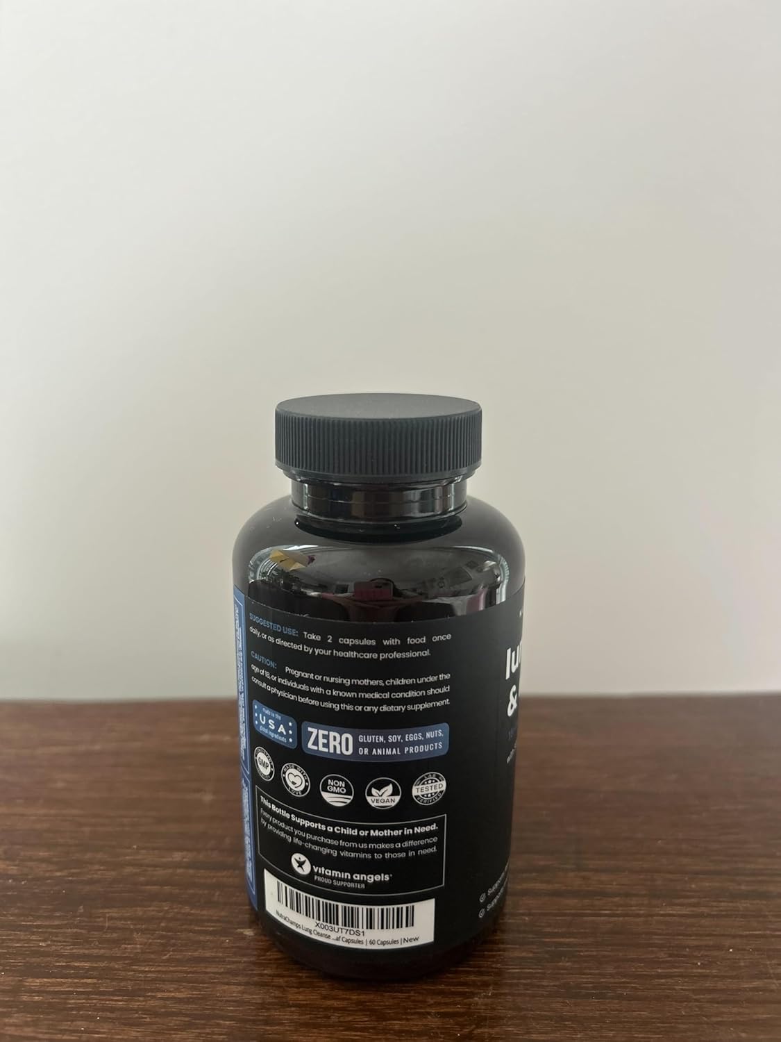 Mullein Leaf Lung Health Supplement, 15-in-1 Formula for Respiratory Support, Vegan Capsules, 3000mg Equivalent Extract